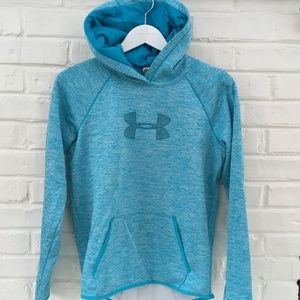 Turquoise/Under Armour/Cold Gear/Sweatshirt Hoodie